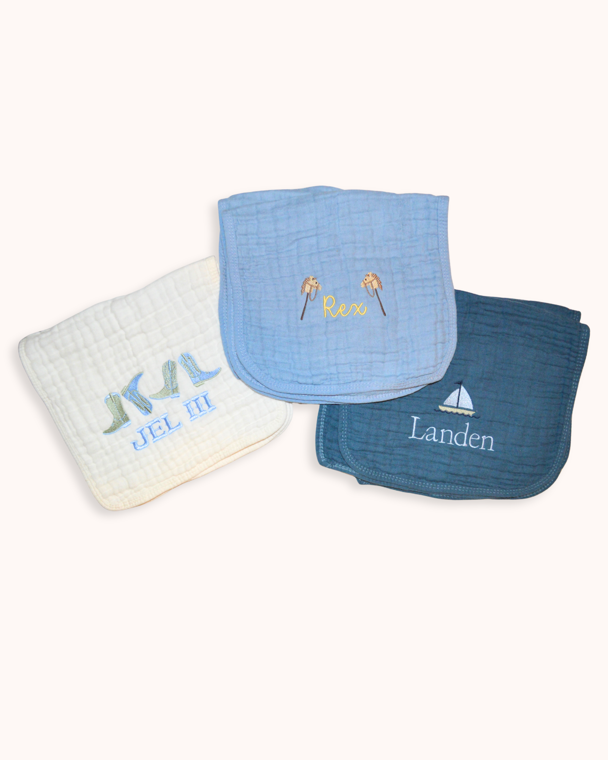 Muslin Burp Cloth Set