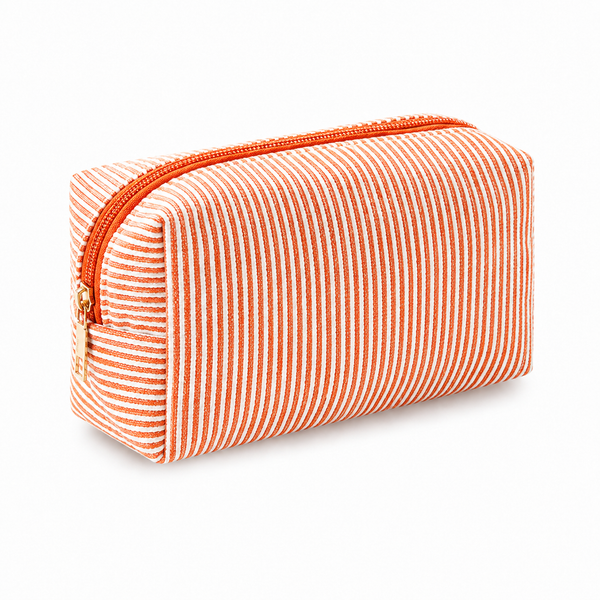 Striped Cosmetic Bag - Small