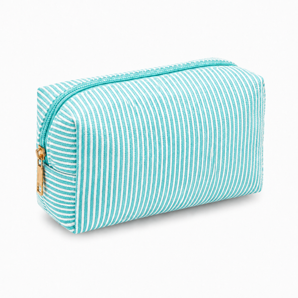Striped Cosmetic Bag - Small