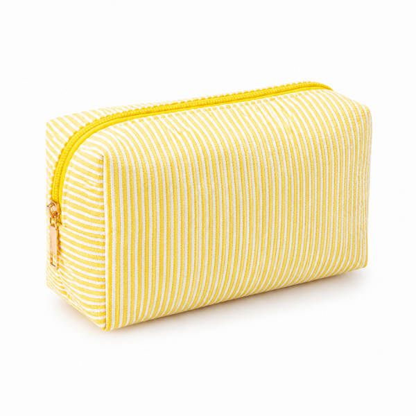 Striped Cosmetic Bag - Small