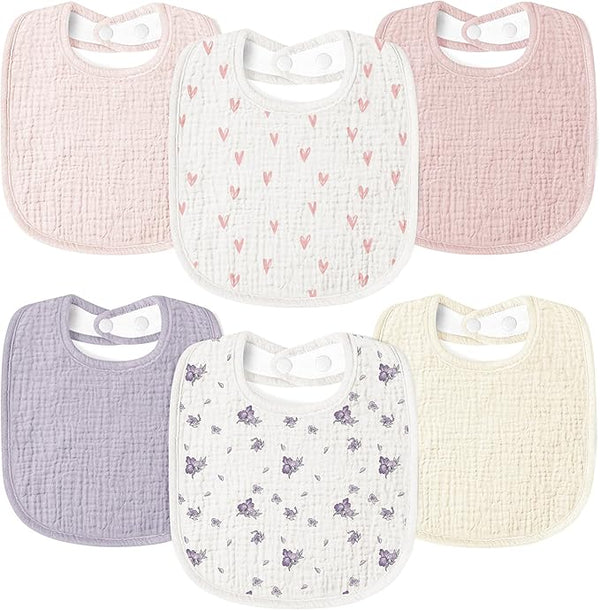 Muslin Baby Bib Set