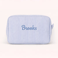 Striped Cosmetic Bag