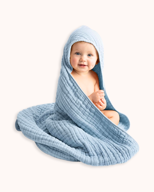 Muslin Hooded Baby Towel
