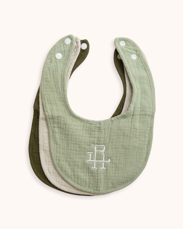 Muslin Baby Bib Set