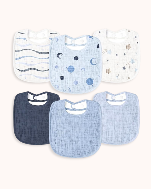Muslin Baby Bib Set