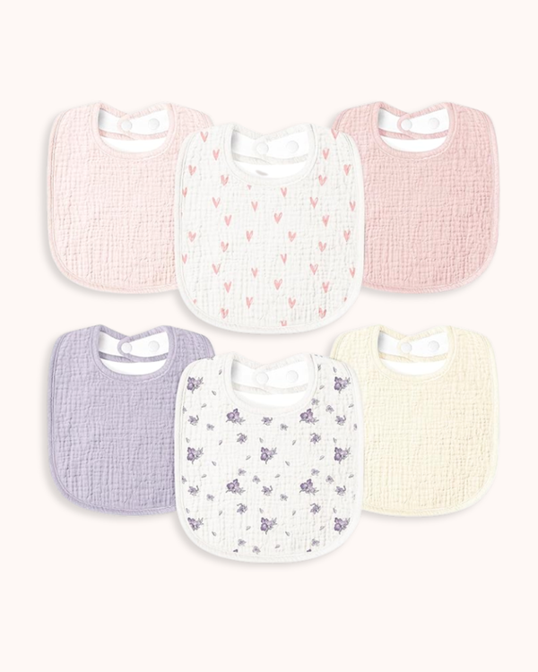 Muslin Baby Bib Set