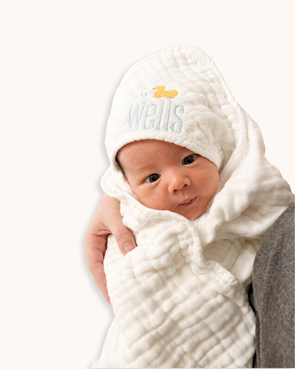 Muslin Hooded Baby Towel