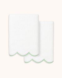 Scalloped Hand Towel Set