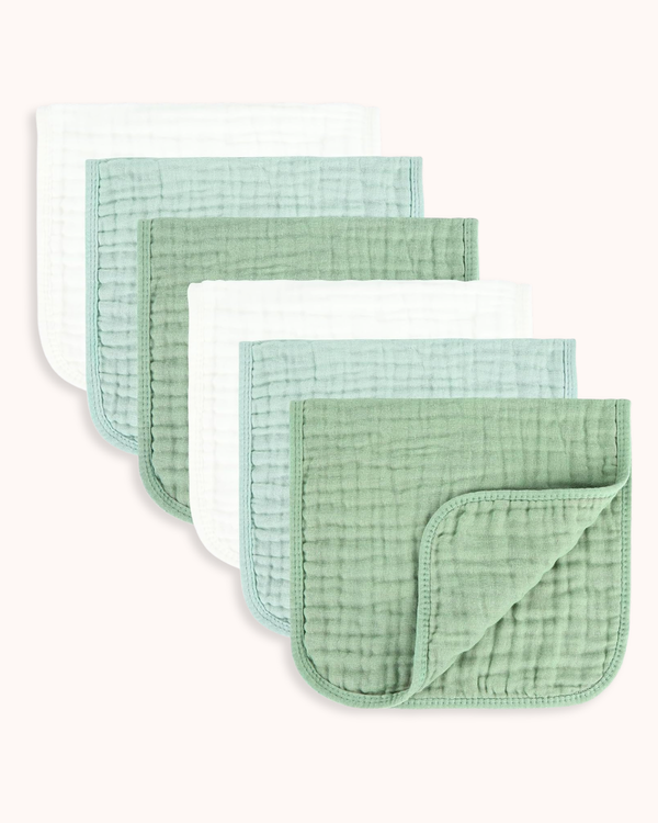 Muslin Burp Cloth Set