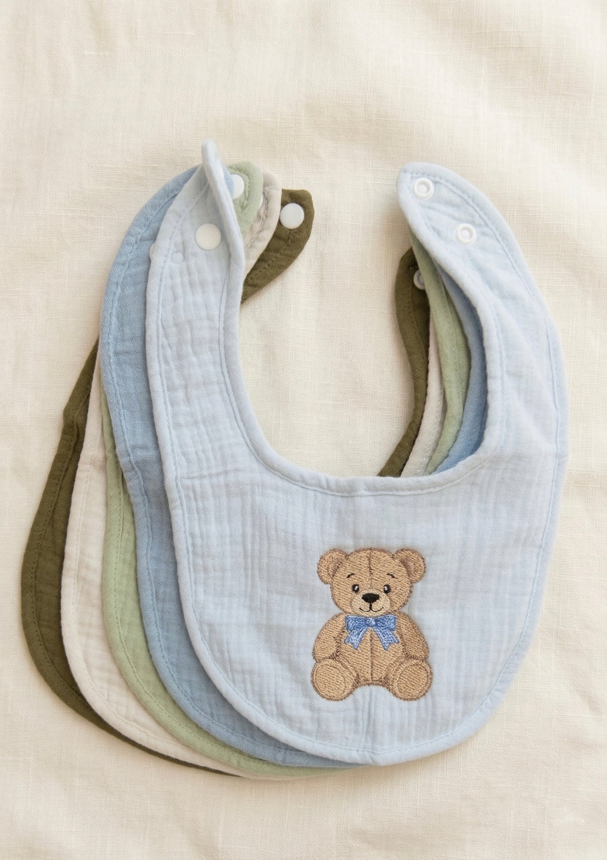 Muslin Baby Bib Set