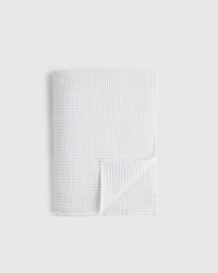 Waffle Weave Throw Blanket