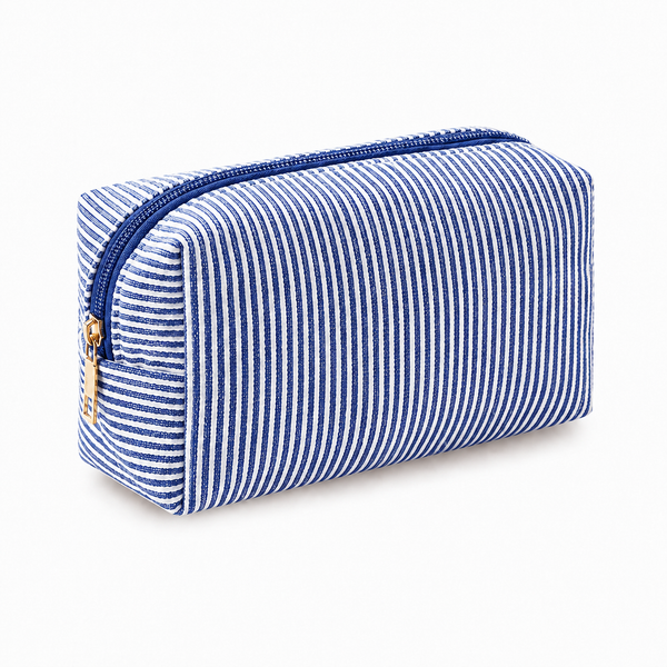 Striped Cosmetic Bag - Small